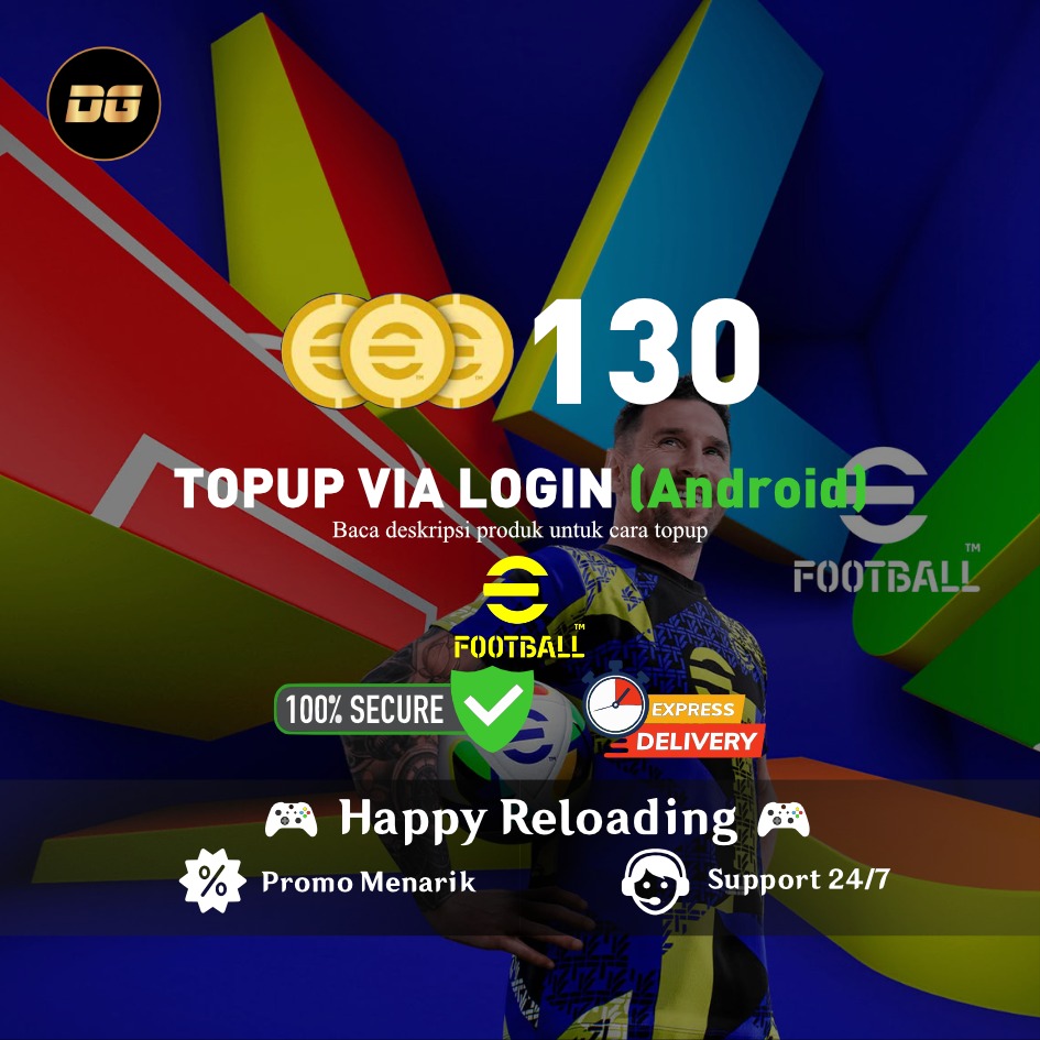 Jual 130 Coin (Android Via Login) eFootball Mobile degamingstore | VCGamers
