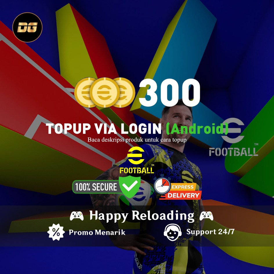 Jual 300 Coin (Android Via Login) eFootball Mobile degamingstore | VCGamers