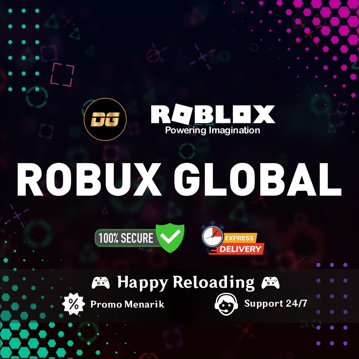 Jual 1.600 Robux Roblox degamingstore | VCGamers