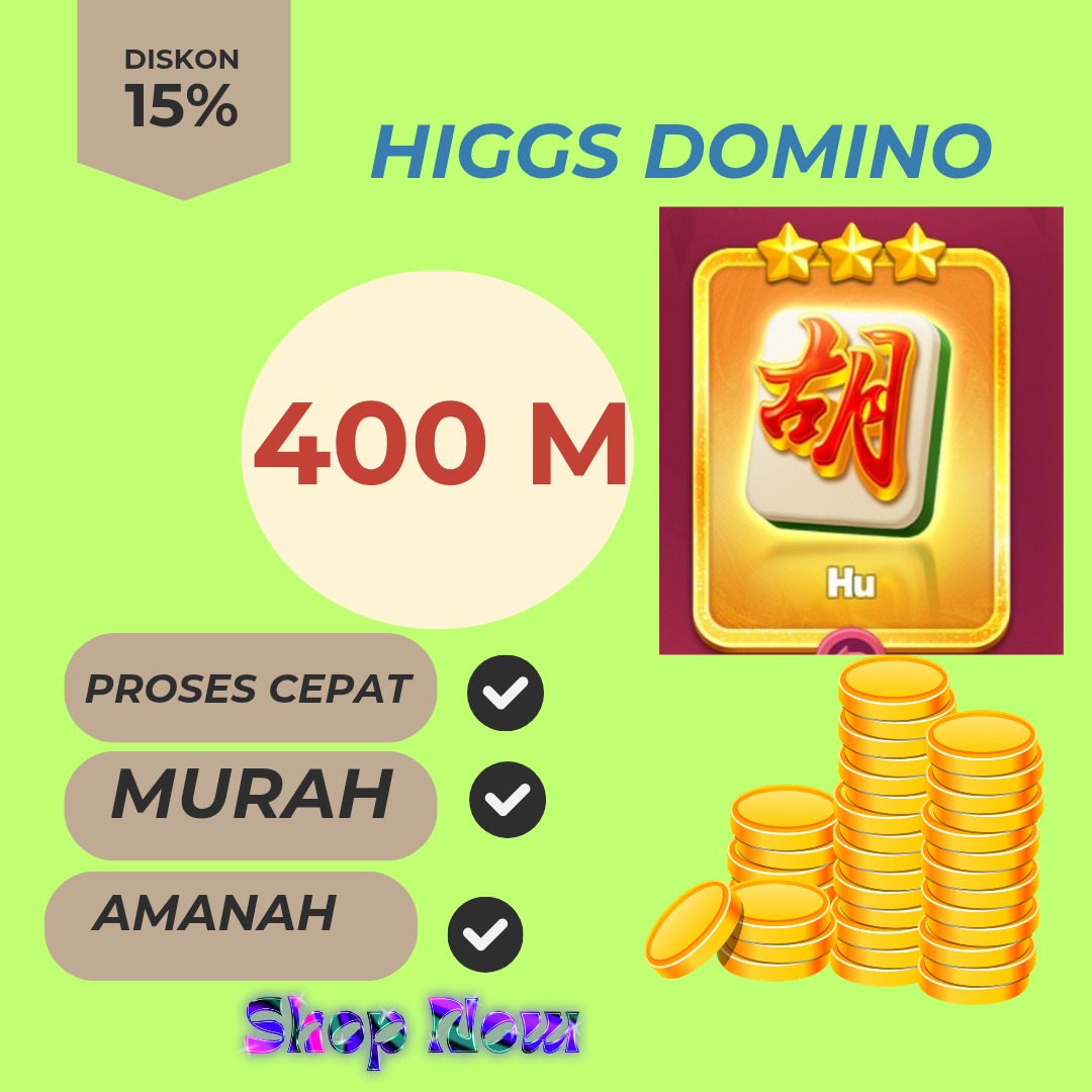 Jual Tukar Kartu Hu x4 (400M) Higgs Games Island HOKKY | VCGamers