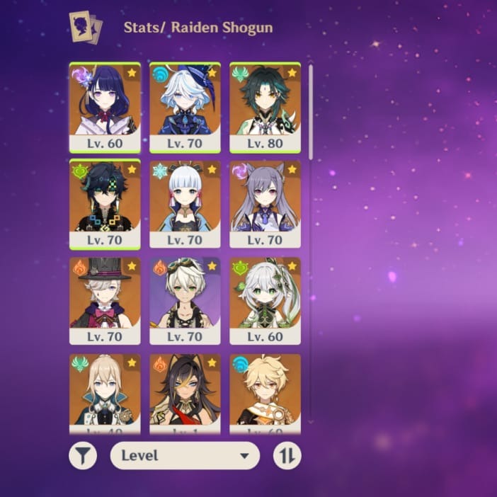 Jual (Server Asia ) Raiden Shogun Genshin Impact Galaxy Game | VCGamers