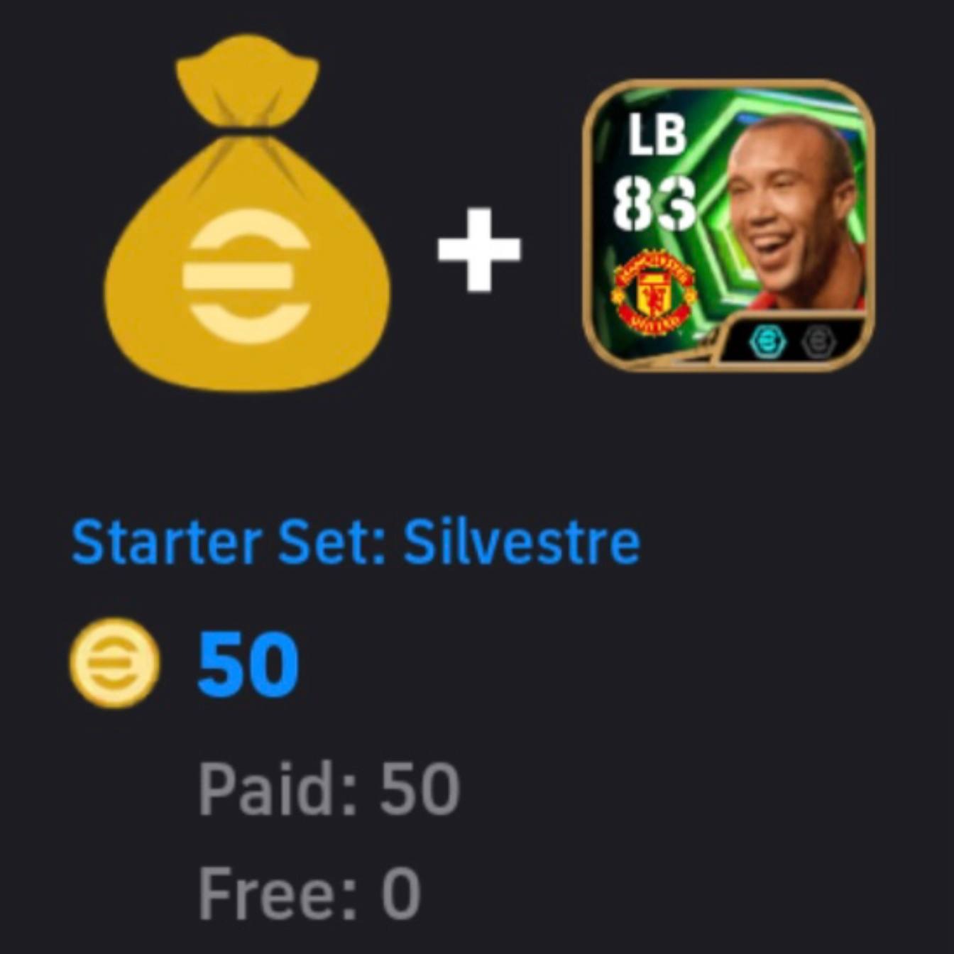Jual PACK SILVESTRE eFootball Mobile ELVIJI | VCGamers