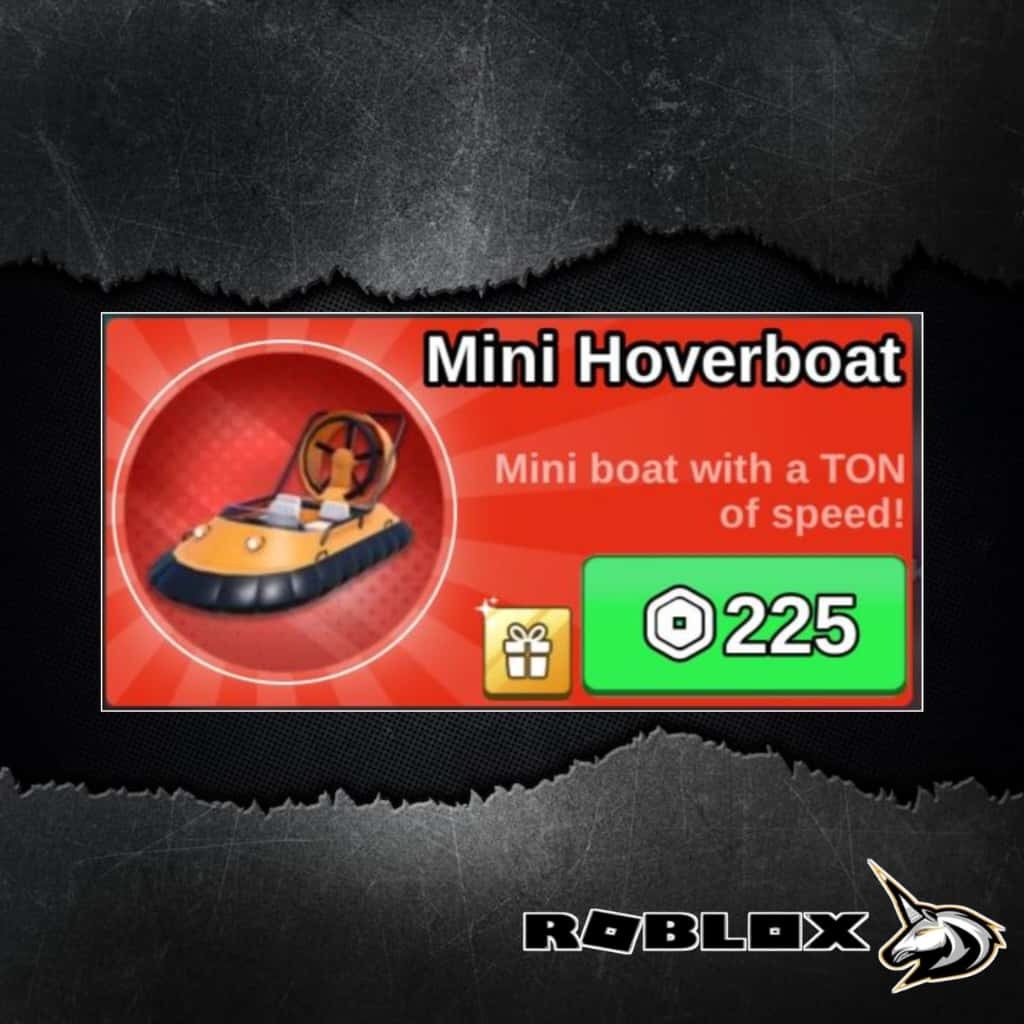 Jual Mini Hoverboat Fish It! ROBLOX UNICORN | VCGamers