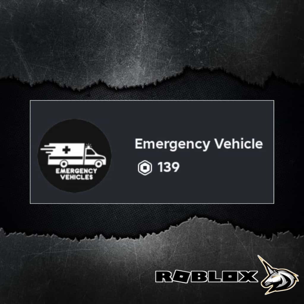 Jual Emergency Vehicle Car Driving Indonesia ROBLOX UNICORN | VCGamers