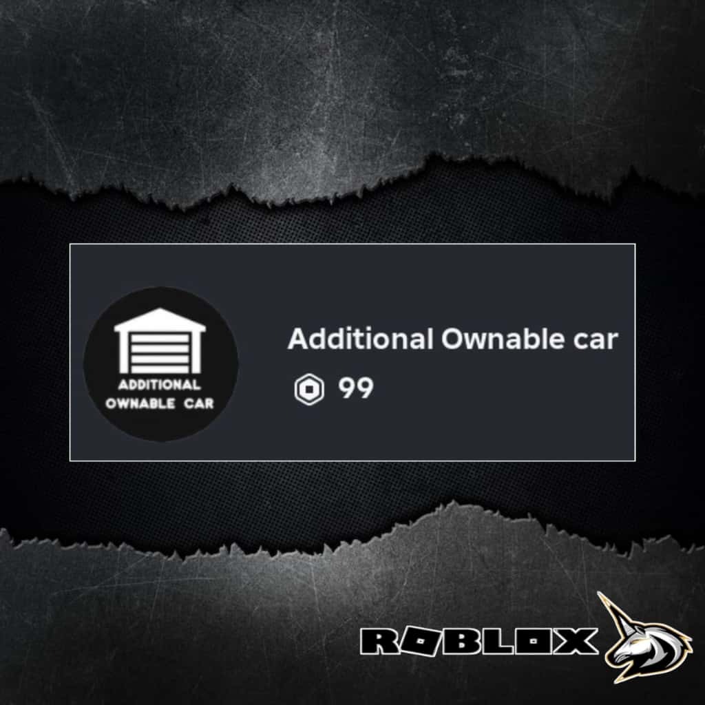 Jual Additional Ownable Car Car Driving Indonesia ROBLOX UNICORN | VCGamers