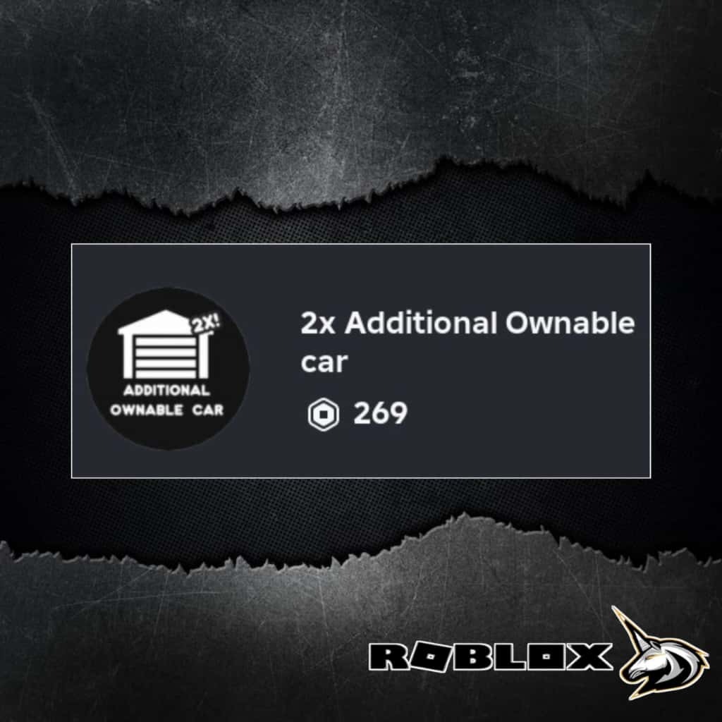 Jual 2x Additional Ownable Car Car Driving Indonesia ROBLOX UNICORN | VCGamers