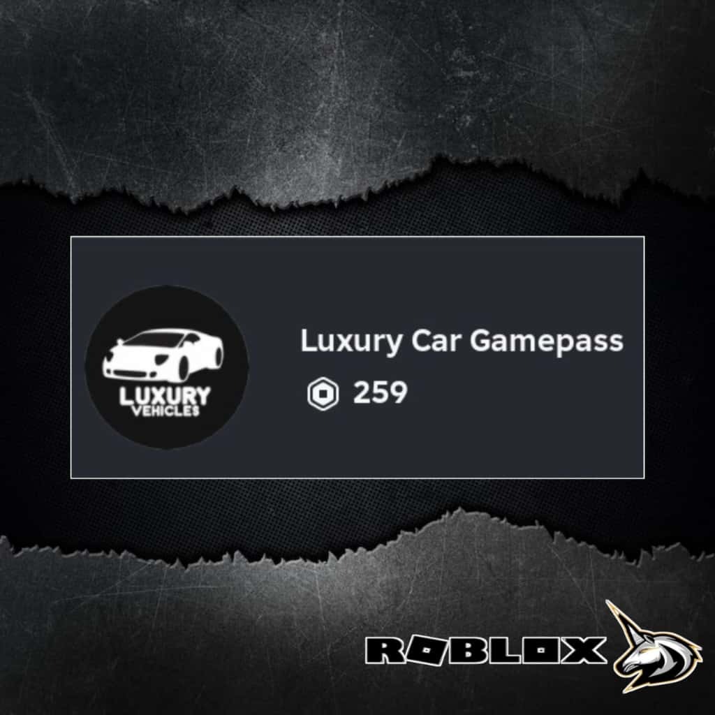 Jual Luxury Car Gamepass Car Driving Indonesia ROBLOX UNICORN | VCGamers
