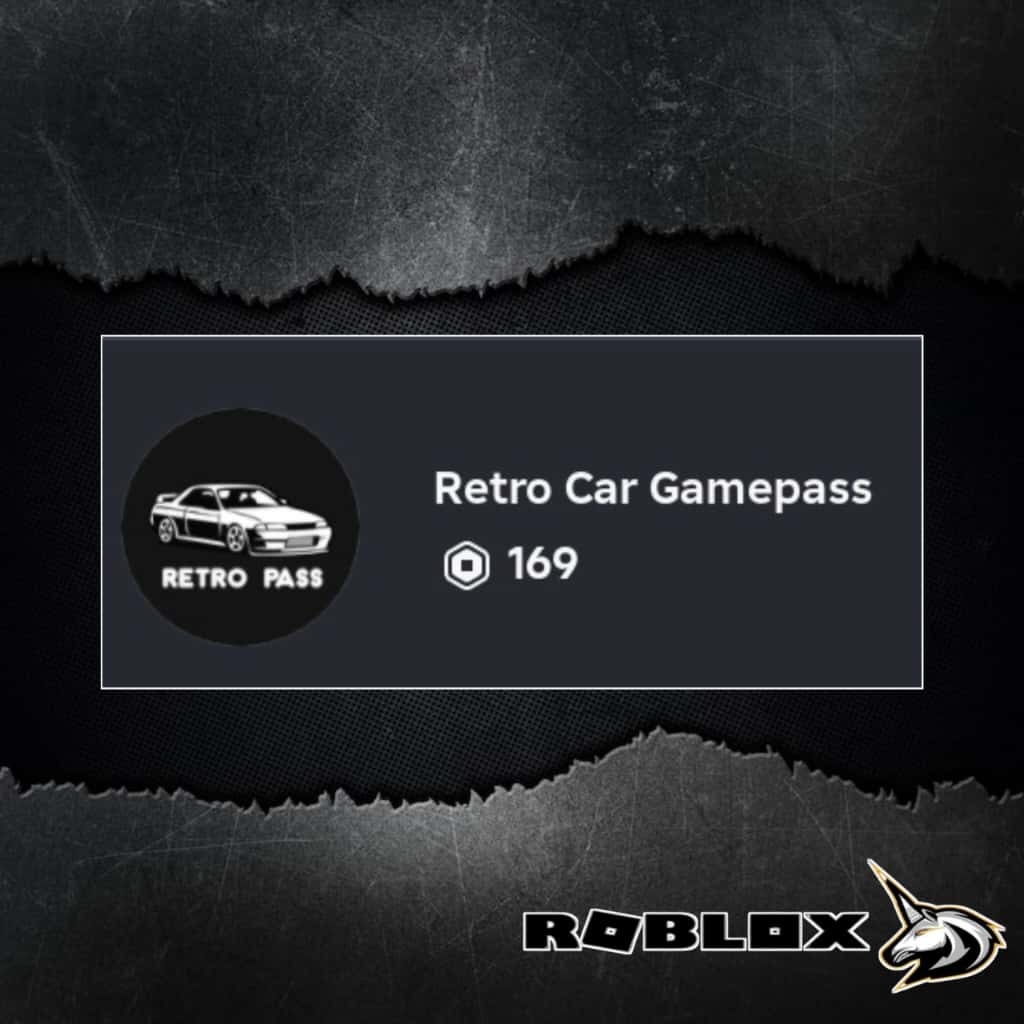 Jual Retro Car Gamepass Car Driving Indonesia ROBLOX UNICORN | VCGamers