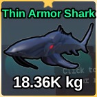 Jual Thin Armor Shark Fish It! miso | VCGamers