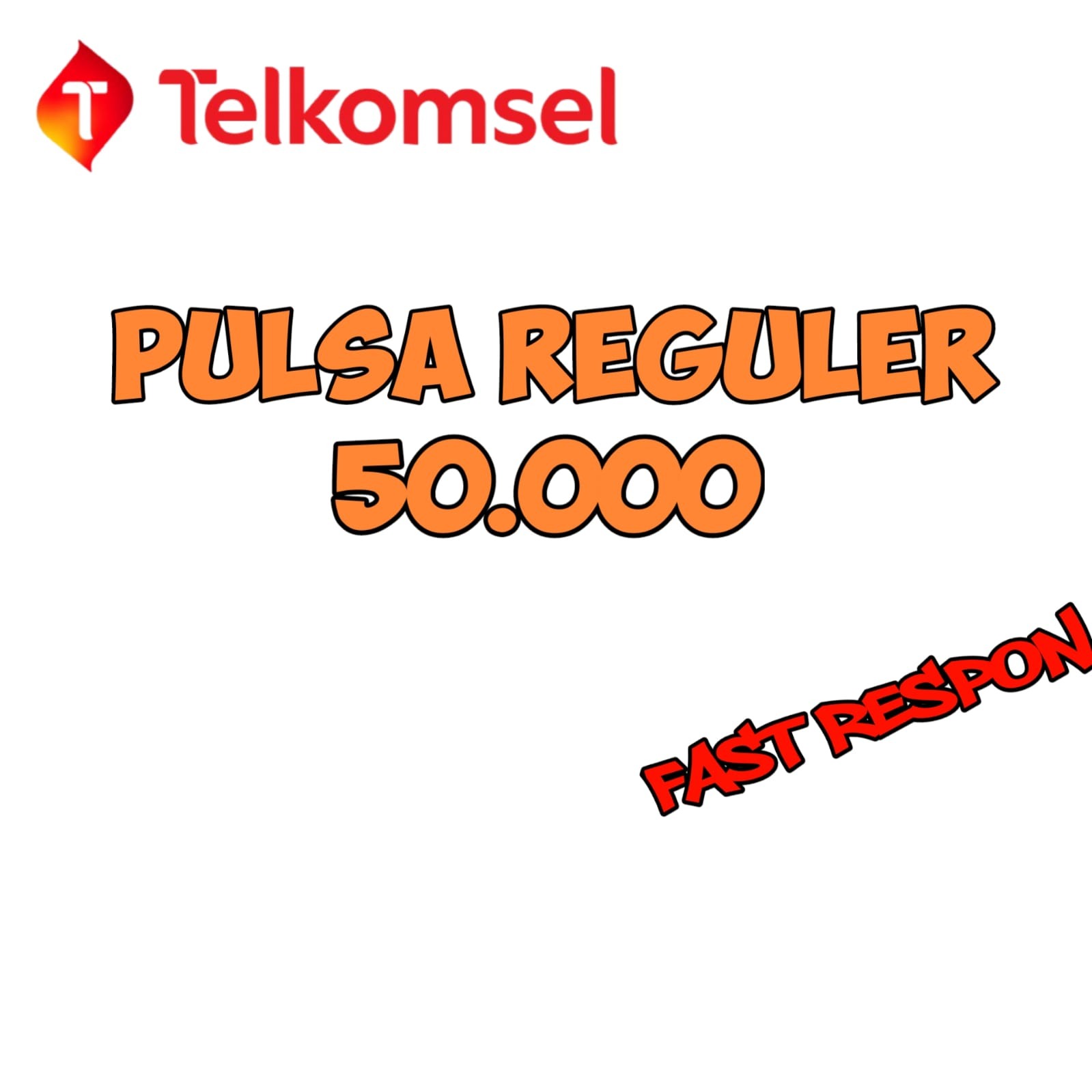 Jual Pulsa Reguler 50.000 Telkomsel STORE NATHAN | VCGamers