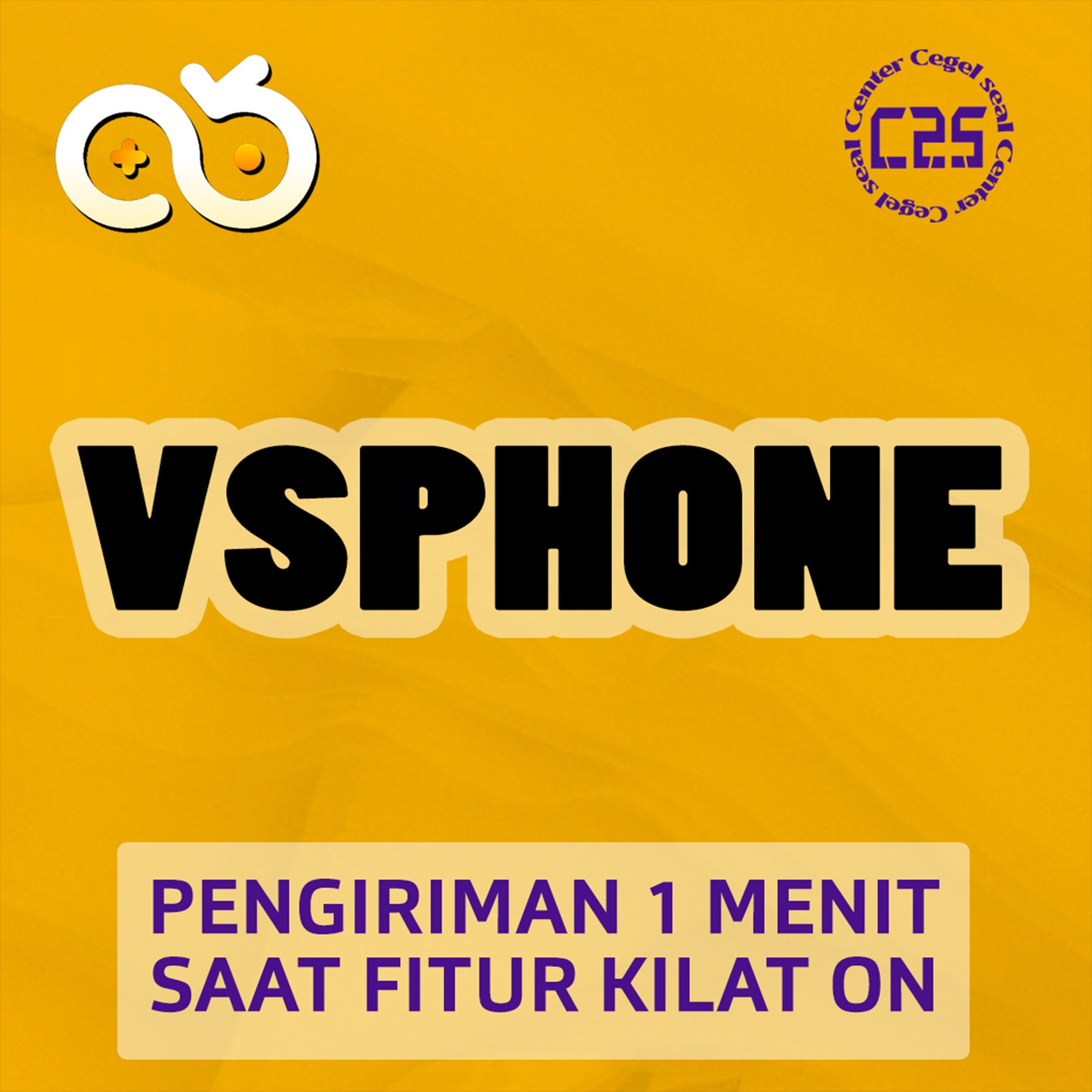 Jual VIP 1 Hari VSPhone Center Cegel Seal | VCGamers