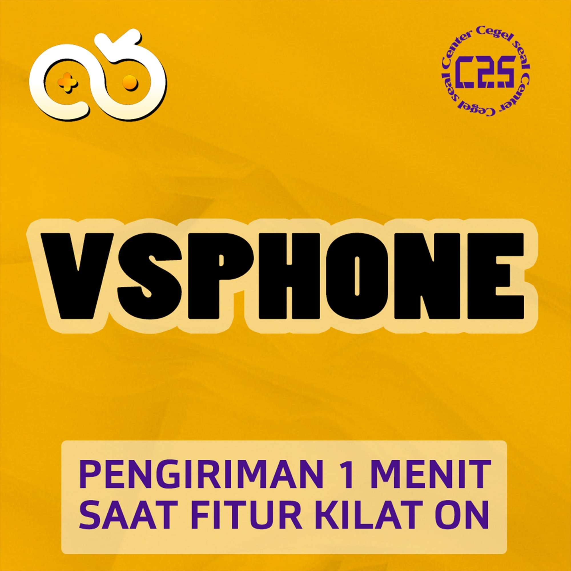 Jual KVIP 7 Hari VSPhone Center Cegel Seal | VCGamers
