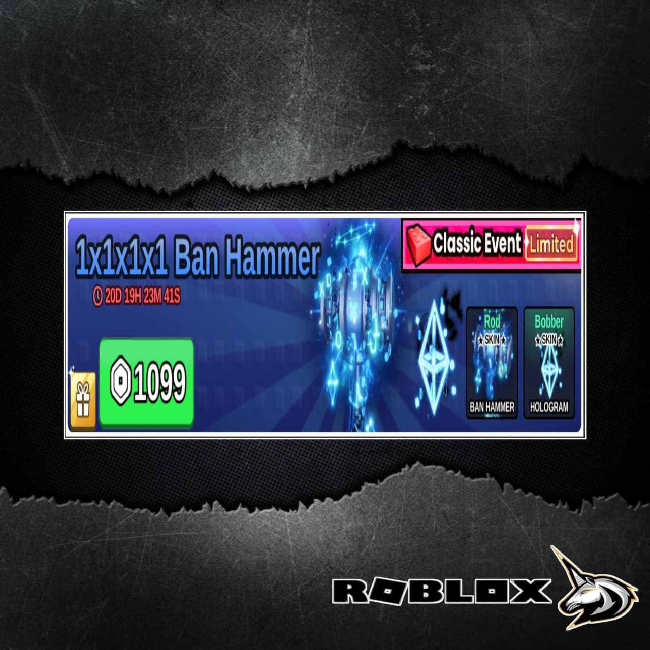 Jual 1x1x1x1 Ban Hammer Fish It! - Roblox RU Corp ID | VCGamers