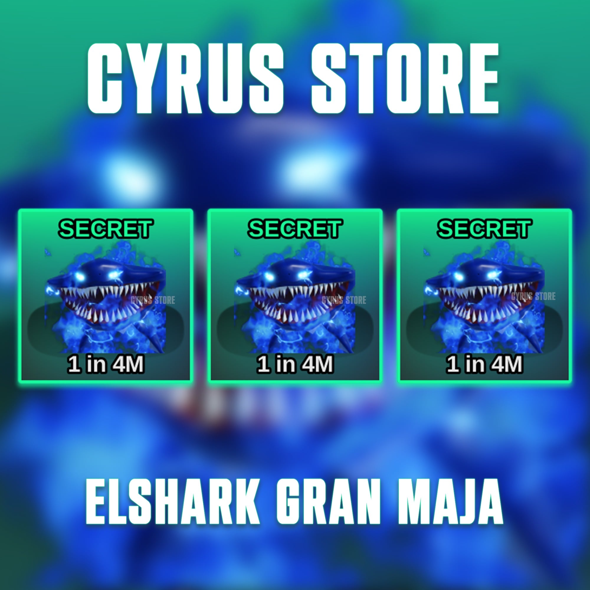Jual Monster Shark Fish It! - Roblox Cyrus Store | VCGamers