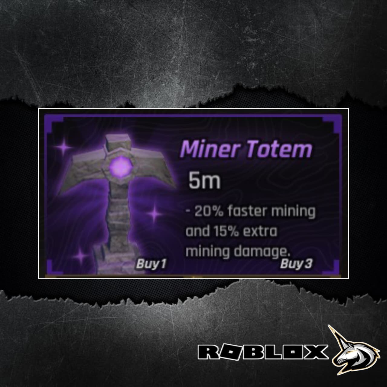 Jual Miner Totem The Forge ROBLOX UNICORN | VCGamers