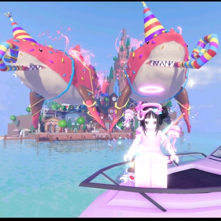 Jual Strawberry Choc Megalodon Fish It! - Roblox SFGAMESTORE | VCGamers