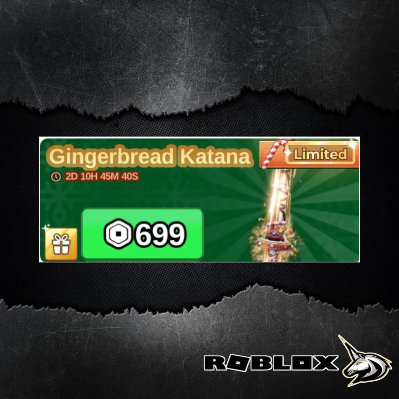 Jual Gingerbread Katana Fish It! - Roblox RU Corp ID | VCGamers