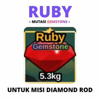 Jual Gemstone Ruby Fish It! - Roblox Mitra GOODs | VCGamers