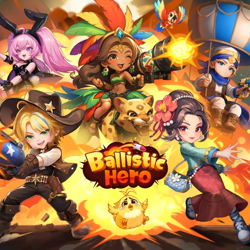 Jual 5 vouchers + 30 bound diamonds Ballistic Hero VNG TopMur | VCGamers