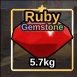 Jual Gemstone Ruby Fish It! - Roblox emoji store | VCGamers