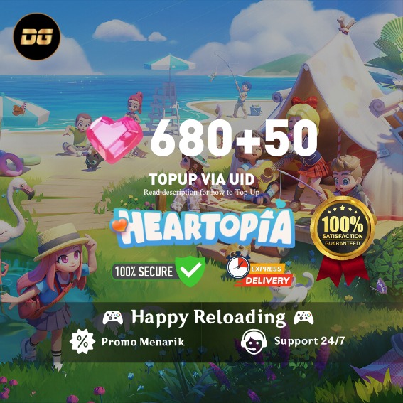 Jual 680 + 50 Heart Diamonds Heartopia degamingstore | VCGamers