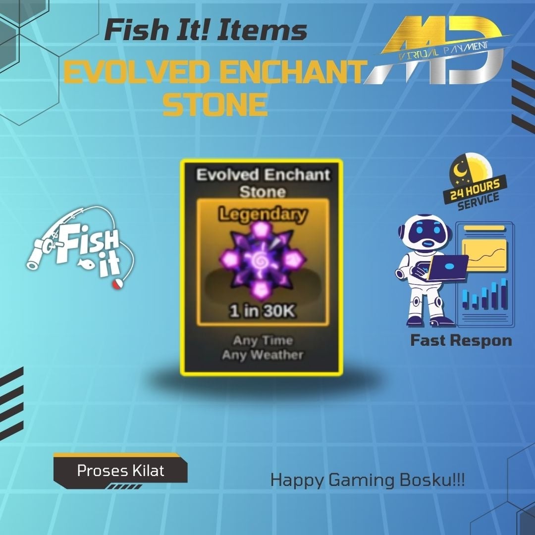 Jual 10 Evolved Enchant Stone Fish It! - Roblox MDV Payment | VCGamers