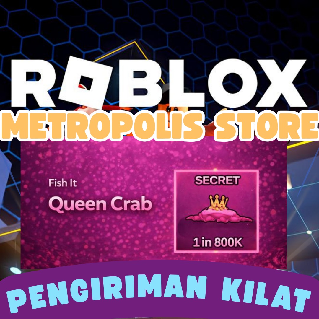 Jual Queen Crab Fish It! - Roblox MetropolisStore | VCGamers