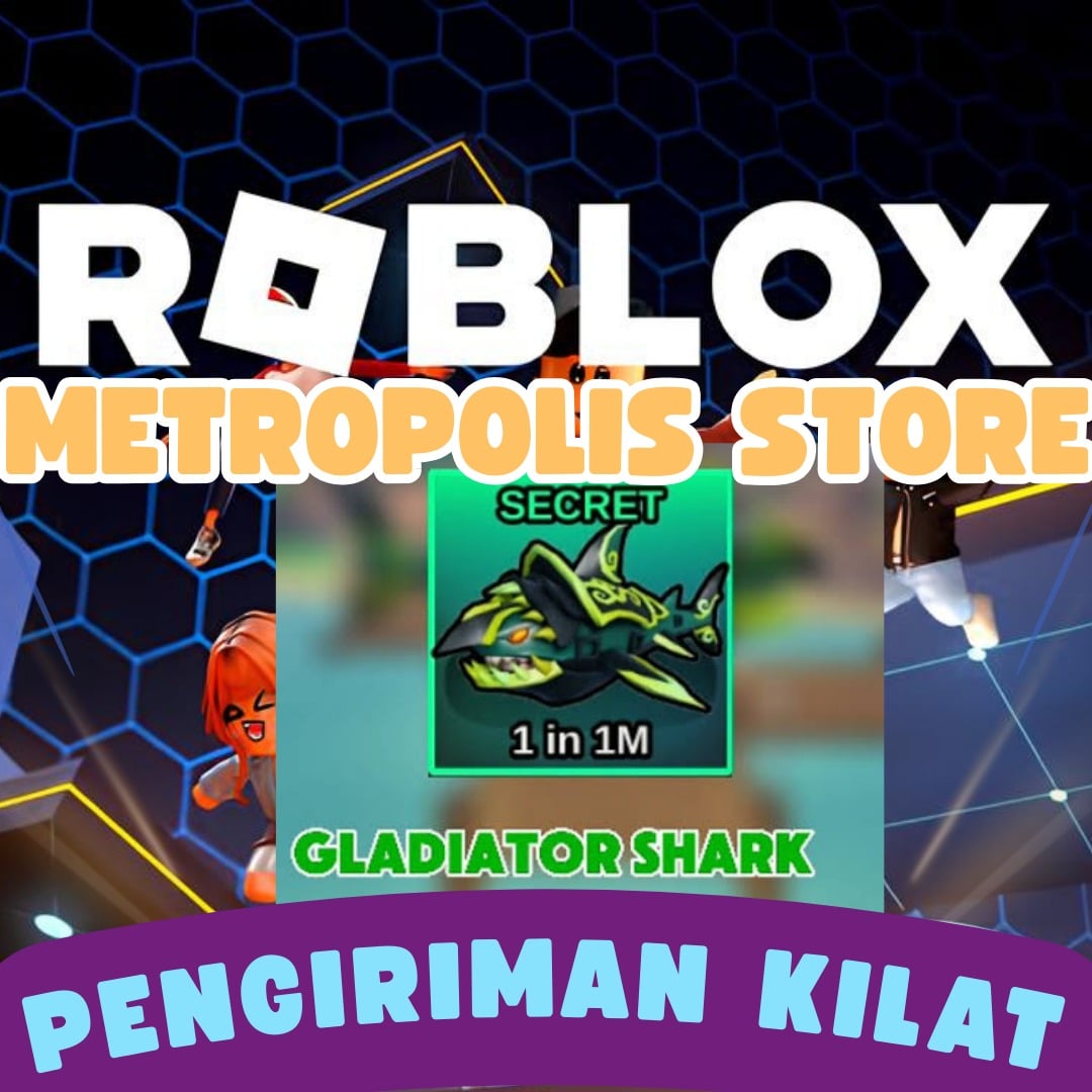 Jual Gladiator Shark Fish It! - Roblox MetropolisStore | VCGamers