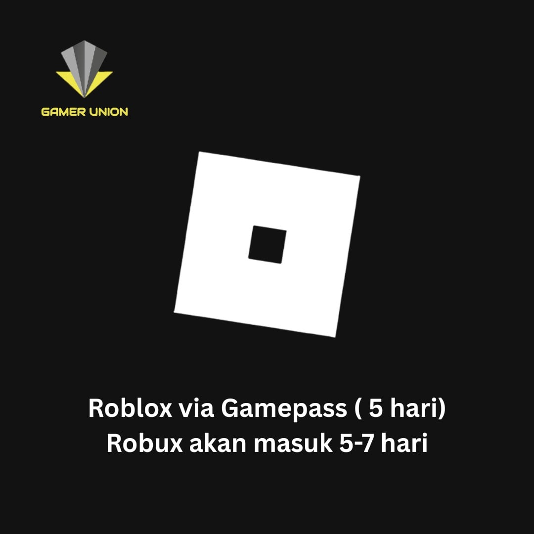 Jual 50 Robux (5Hari) Roblox Gamer Union Store | VCGamers