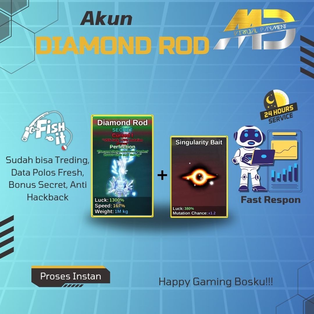 Jual AKUN FISH IT! RATA KANAN MURAH MERIAH Fish It! - Roblox MDV Payment | VCGamers