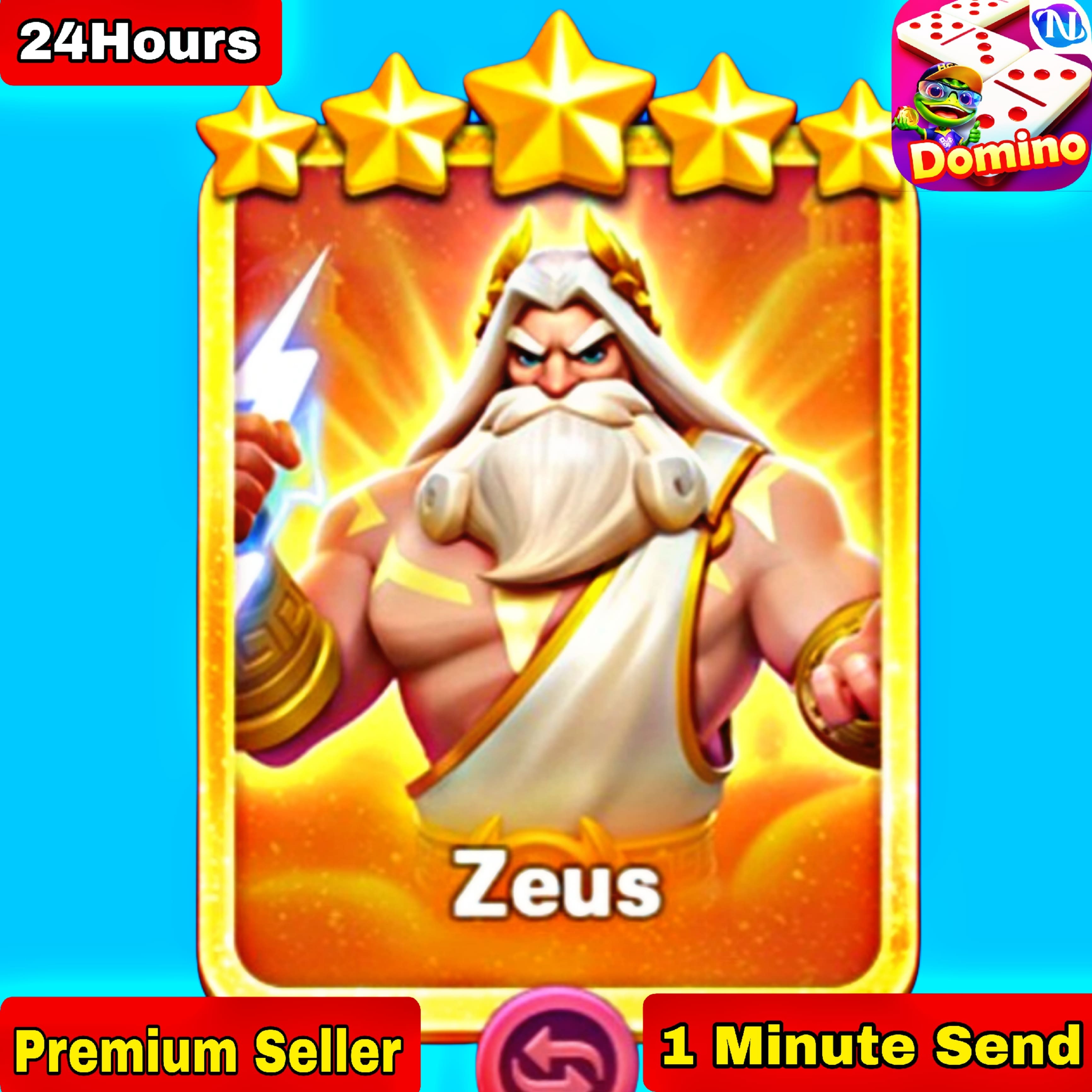 Jual Tukar Kartu Kartu Zeus x8 (8B) Higgs Games Island AraStore | VCGamers