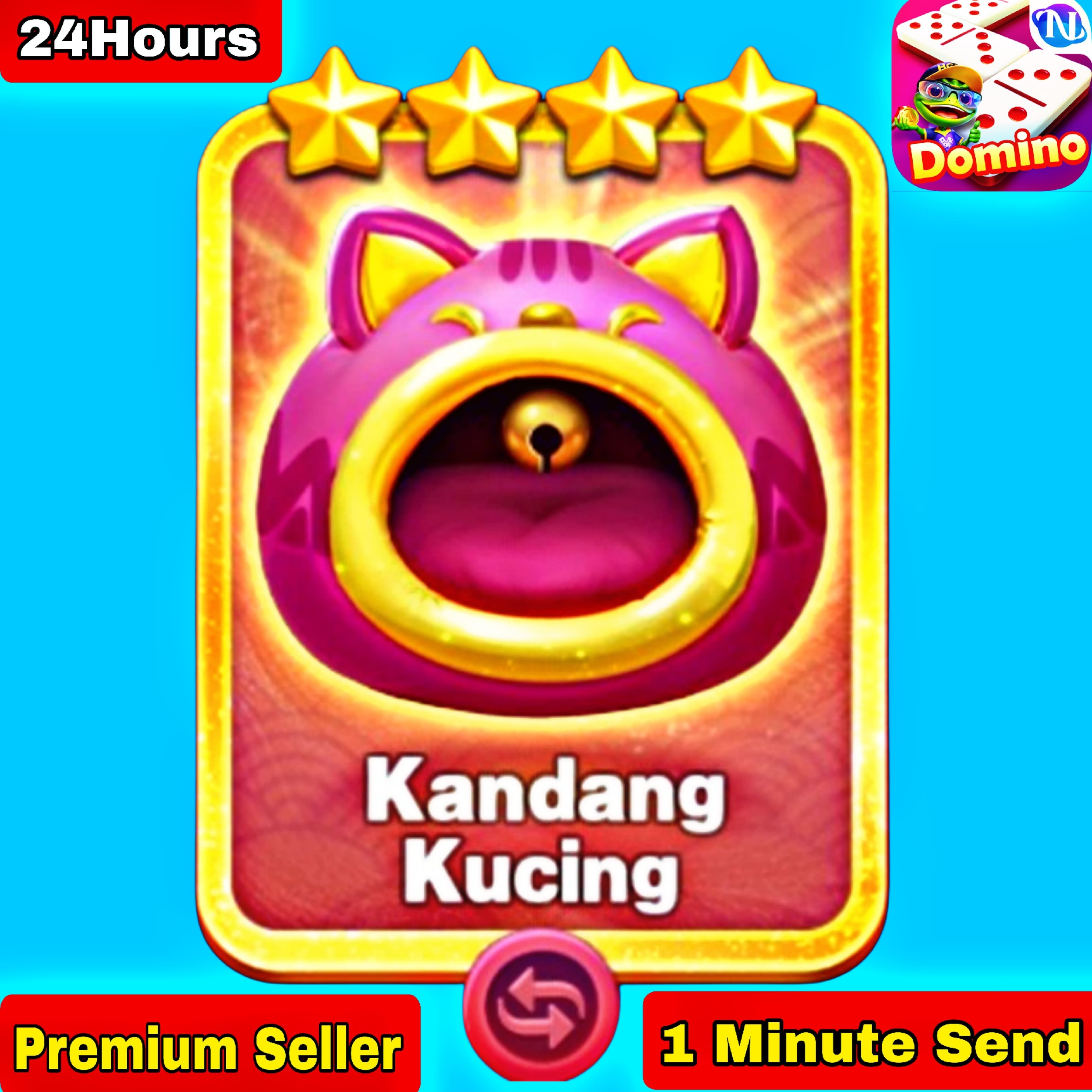 Jual Tukar Kartu Kandang Kucing (500M) Higgs Games Island AraStore | VCGamers