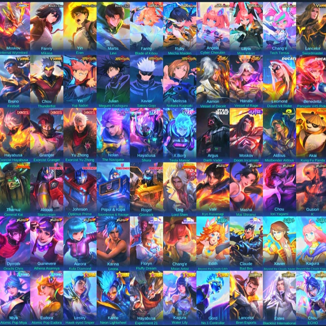 Jual Akun Rank Legend Mobile Legends Fanny Aspirant Store | VCGamers