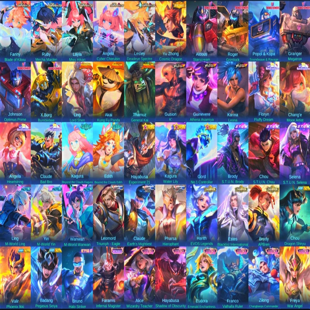 Jual Akun ML Skin 110+ Mobile Legends Fanny Aspirant Store | VCGamers