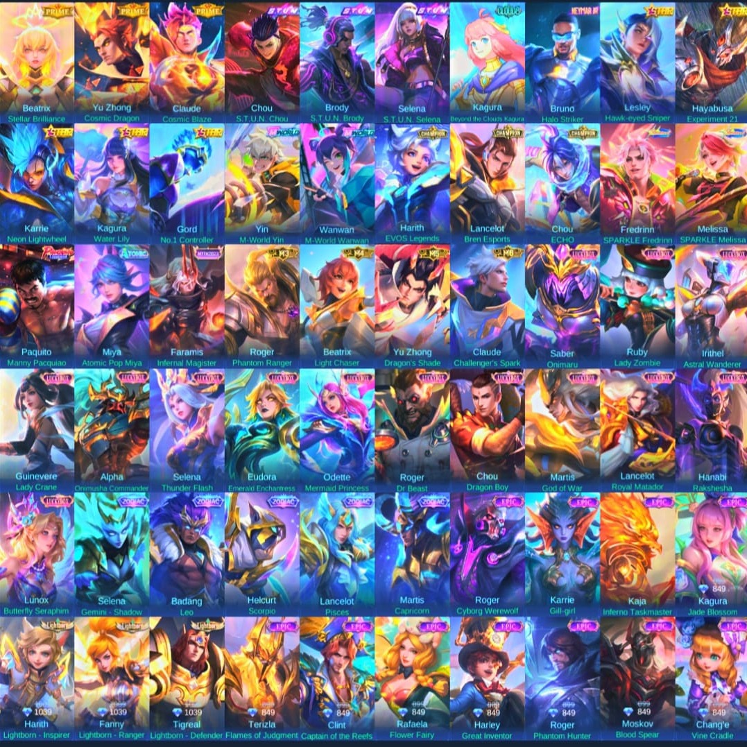 Jual Akun ML Skin 100+ Mobile Legends Fanny Aspirant Store | VCGamers