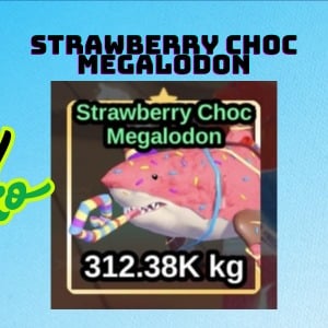 Jual Strawberry Choc Megalodon Fish It! - Roblox Fw Store | VCGamers