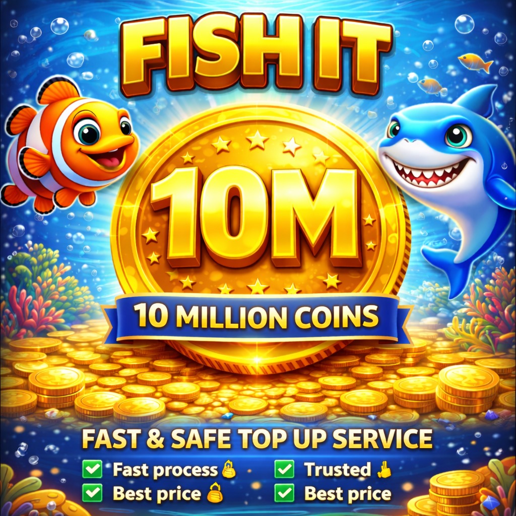 Jual 10M Coins (Fish It!) Fish It! - Roblox Common Store | VCGamers