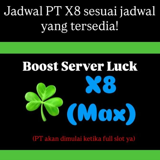 Jual PT PT Server Boost X8 (24 Jam) Fish It! - Roblox RK STORE | VCGamers