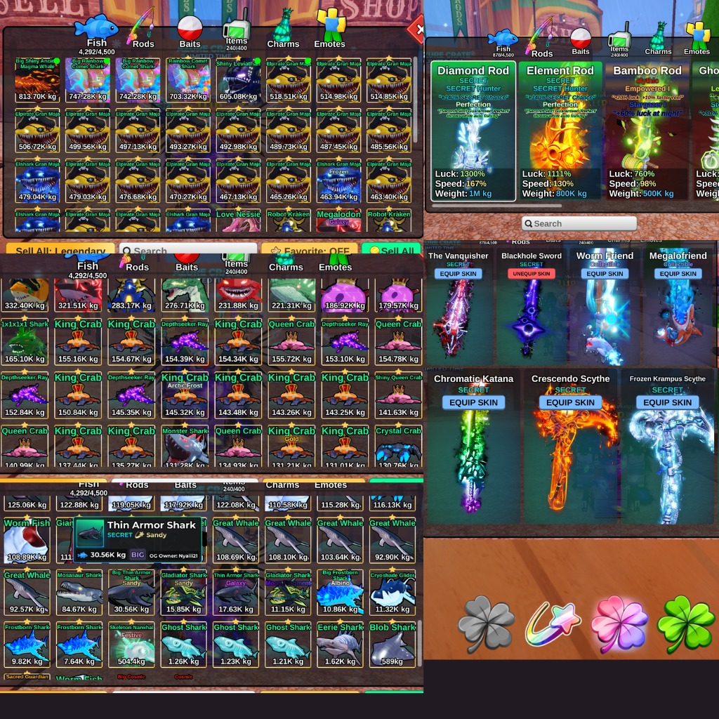 Jual Akun Verified dan Item Skin Fish It Roblox Juragan RobuX | VCGamers