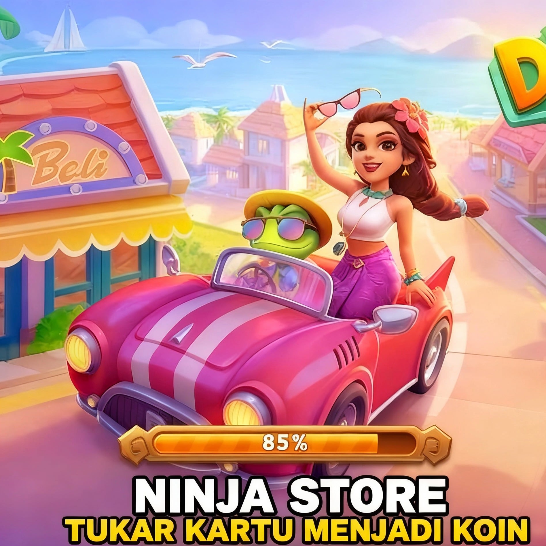 Jual 6B Koin Emas-D Higgs Games Island NINJA STORE | VCGamers