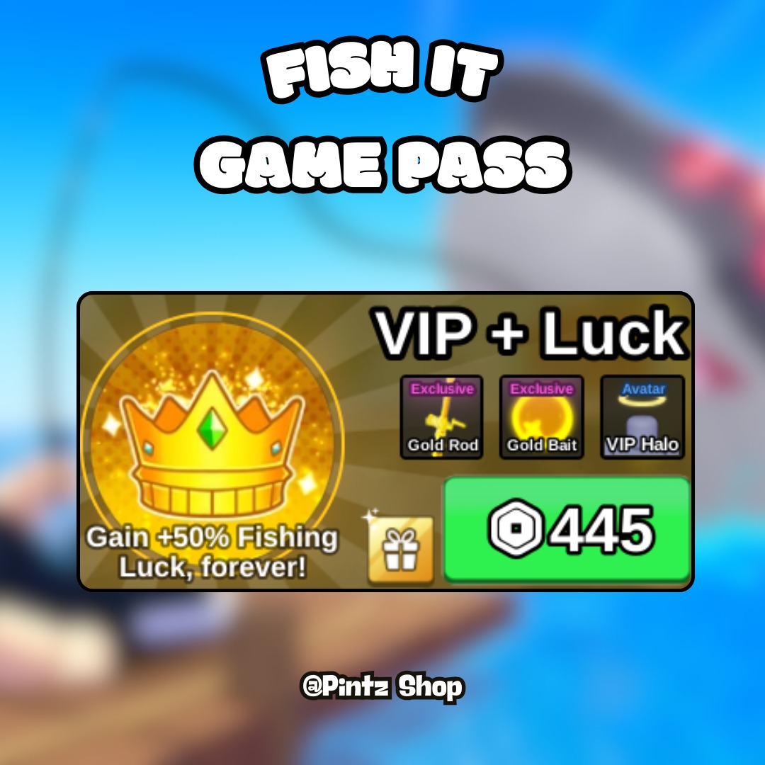 Jual VIP Fish It! - Roblox Pintz Shop | VCGamers