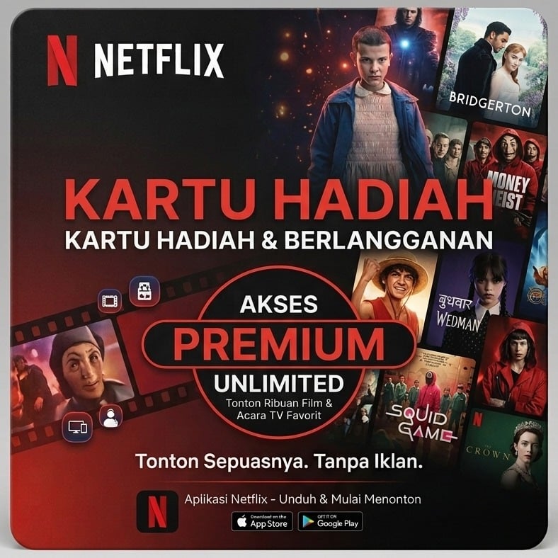 Jual Sharing 1 Bulan - Netflix Netflix Roblox Digital | VCGamers