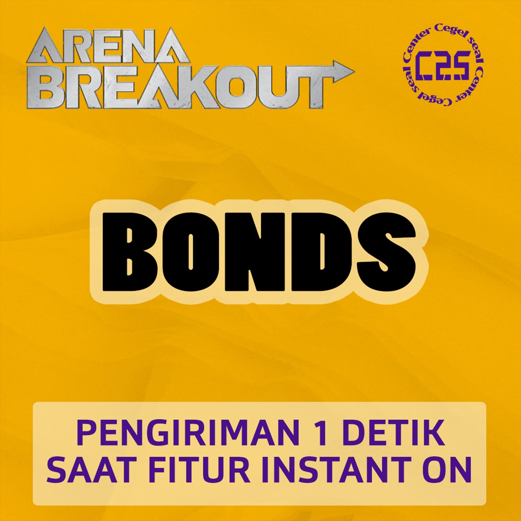 Jual 60 + 6 Bonds Arena Breakout Center Cegel Seal | VCGamers