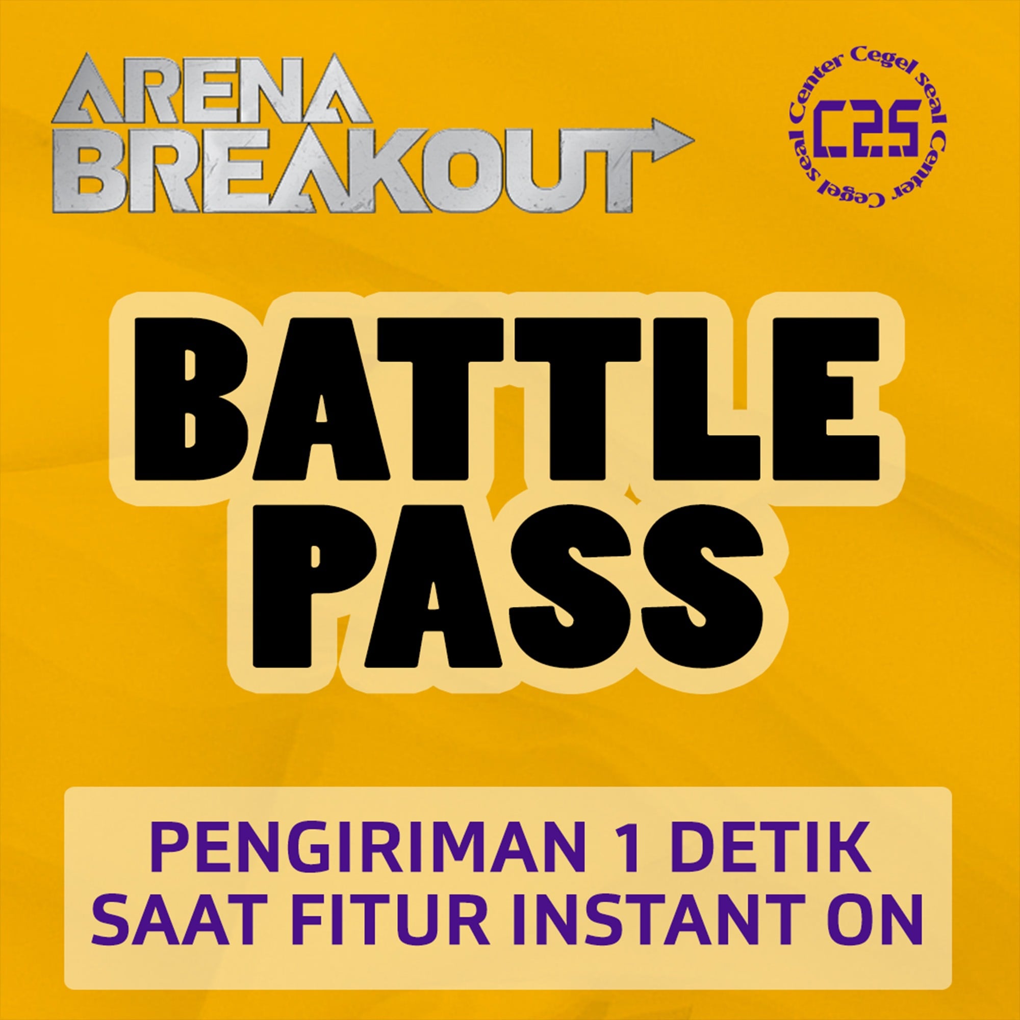 Jual Tiket Aktivasi Battle Pass Premium Bulanan Arena Breakout Center Cegel Seal | VCGamers