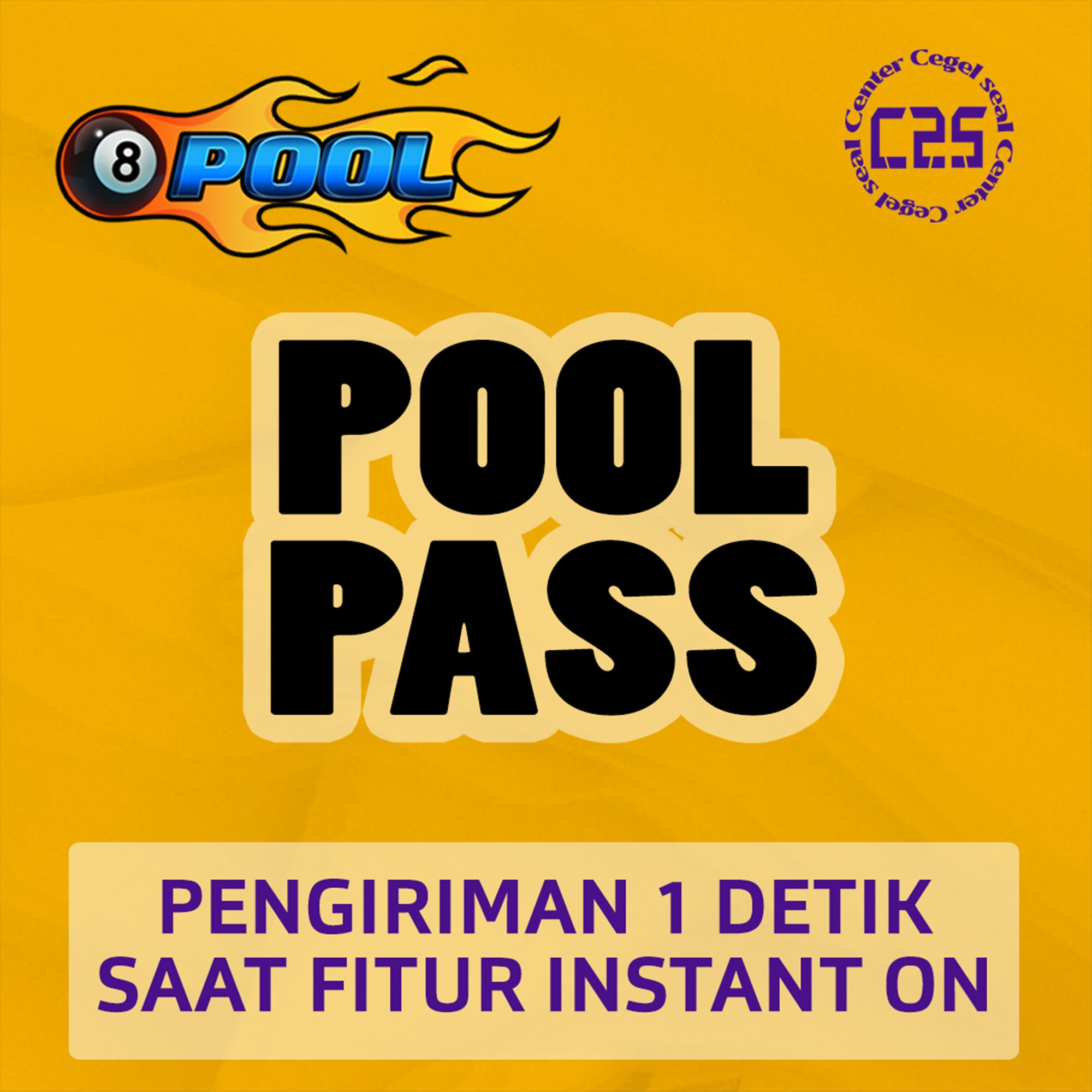 Jual Elite Pool Pass 8 Ball Pool Center Cegel Seal | VCGamers