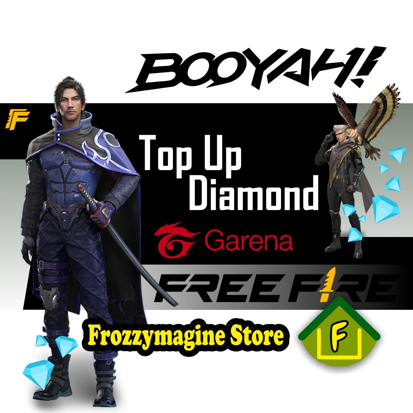 Jual 5 Diamonds Free Fire MAX Frozzymagine Store | VCGamers