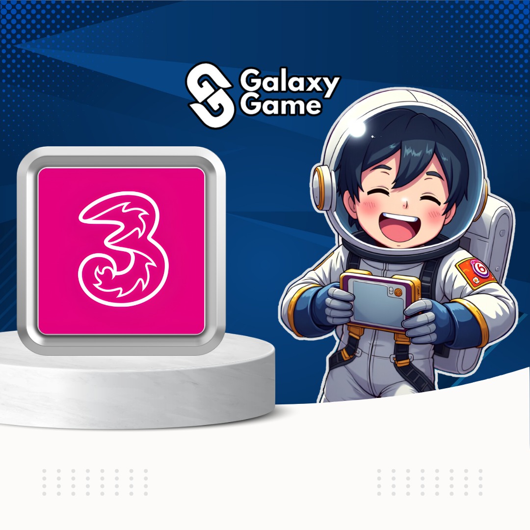 Jual Tambah Masa Aktif Kartu 4 Bulan Tri Galaxy Game | VCGamers