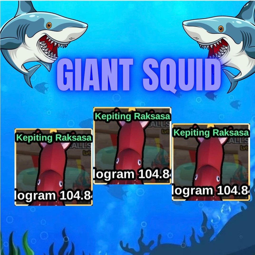 Jual Giant Squid Fish It! - Roblox ZALL STORE | VCGamers