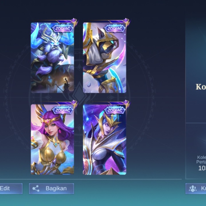 Jual Akun Sultan Murah Mobile Legends Dedy afiyanto store | VCGamers