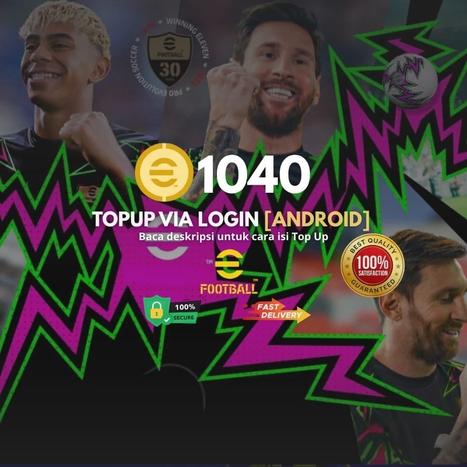 Jual 1.040 Coin (Android Via Login) eFootball Mobile Hasan Gaming | VCGamers